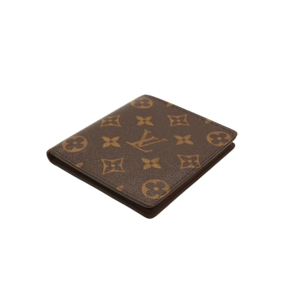 LOUIS VUITTON Portefeuille Cartes Credit Monogram Bi fold Wallet Brown - Picture 2 of 12
